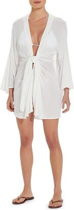 Perola Long Sleeve Cotton Cover-Up