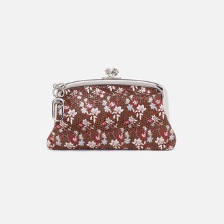 Cheer Frame Pouch in Printed Leather - Ditzy Floral