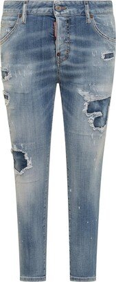 Cool Girl Cropped Jeans-AX