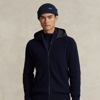 Ralph Lauren Washable Wool Full-Zip Hooded Sweater