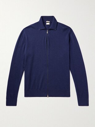 Evan Cashmere Zip-Up Sweater