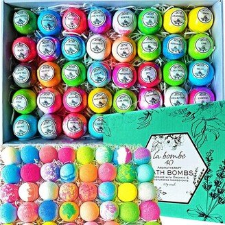 Purelis La Bombe Large 40 Piece Bath Bomb Set, Natural, Moisturizing