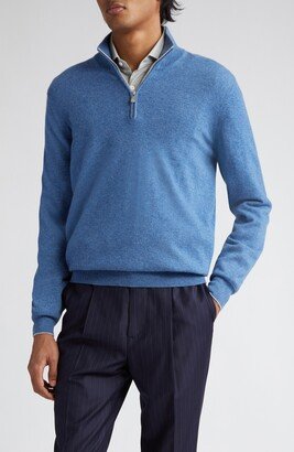 Cashmere Quarter Zip Sweater