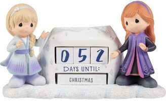 221412 Disney Frozen-2 Counting Our Blessings Resin Countdown Calendar Figurine