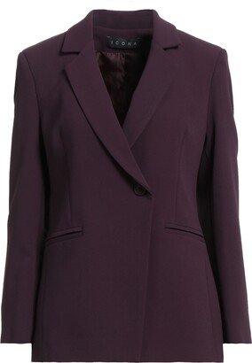 ICONA by KAOS Suit Jacket Dark Purple