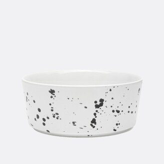 Dog Splash Bowl - Black White