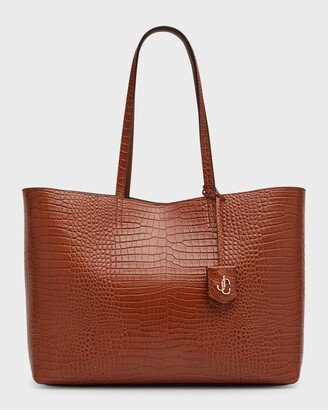 Nine2Five East-West Croc-Embossed Tote Bag