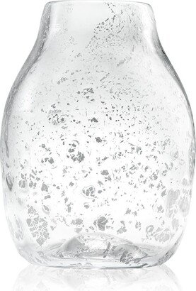 Molten 1090 Fleck Vase, Silver