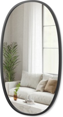 Umbra Hub Mirror Oval Black