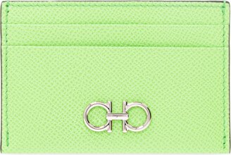 Card Case With Logo - Green