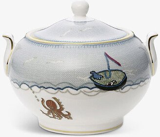 Sailors Farewell Fine Bone China and 22ct Gold Sugar Bowl 430ml