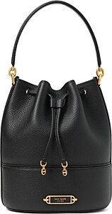 Gramercy Medium Pebbled Leather Bucket Bag