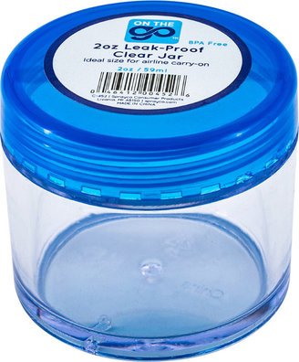 2 oz. Clear Jar Assorted Lids