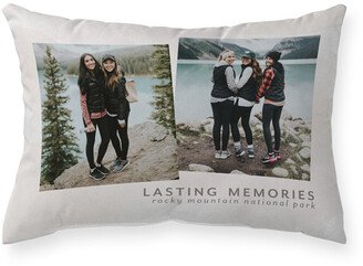 Outdoor Pillows: Gallery Of Two Outdoor Pillow, 14X20, Single Sided, Multicolor