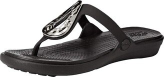 Women's Sanrah Liquid Metallic Flip Flop