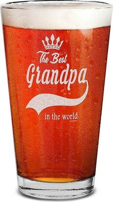 Best Grandpa Beer Pint Glass