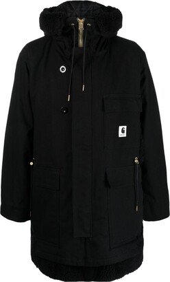 x Carhartt WIP panelled parka coat