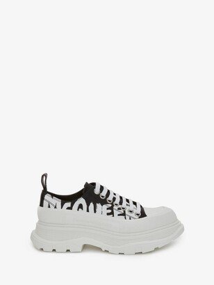 Women's Graffiti Tread Slick Lace Up In Black/white