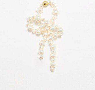 Knot Pearl & 14kt Gold-plated Ring