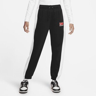 Women's Sportswear Team Fleece Pants in Black