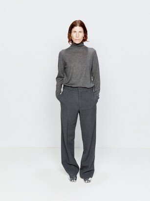 Roll-neck Fine-knit Cashmere Sweater