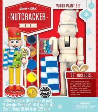 Masterpieces Puzzles Works of Ahhhâ¦. Holiday Craft Kits - Nutcracker Elf Paint Kit