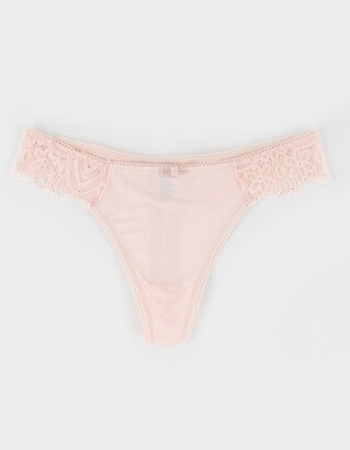 CARRIE AMBER Flutter Lace Thong