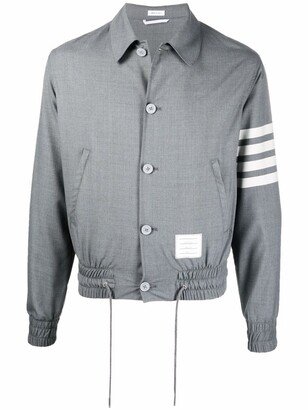 4-Bar stripe bomber jacket-AA