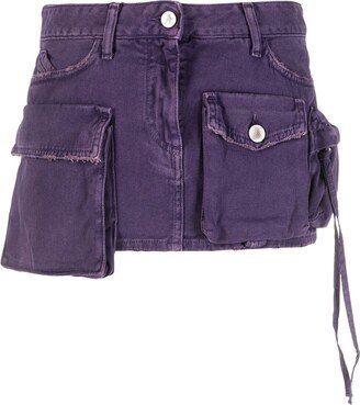 Fay denim miniskirt