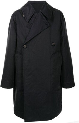 Double-Breasted Mid-Length Coat-AC