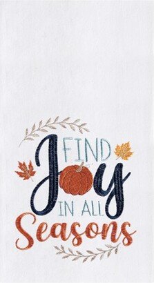 Find Joy In All Seasons Towel