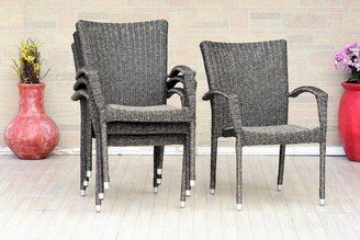 Catania Wicker Stacking Armchair
