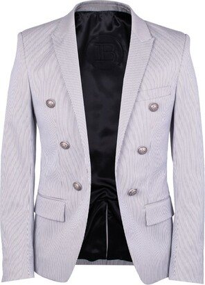 Double Breasted Tailored Blazer-AB