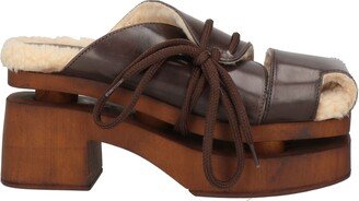 1725.A Mules & Clogs Dark Brown