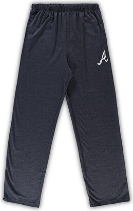 Men's Heathered Navy Atlanta Braves Big and Tall Pajama Pants