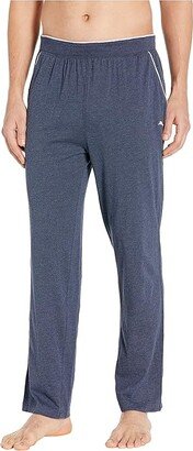 Cotton Modal Heather Lounge Pants (Navy Heather) Men's Pajama