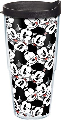 Tervis Disney - Mickey Expressions Made in Usa Double Walled Insulated Tumbler Travel Cup Keeps Drinks Cold & Hot, 24oz, Classic