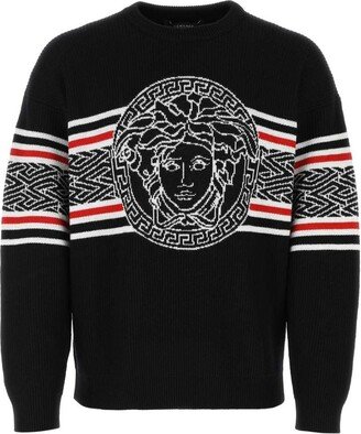 Medusa Intarsia Crewneck Jumper