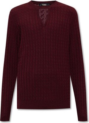 Cut-Out Detailed Knit Jumper