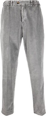 PT Torino Corduroy Cropped-Leg Trousers