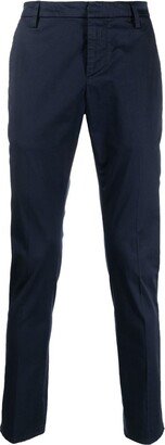 Cropped Slim-Fit Chinos