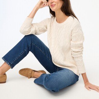 Women's Cable Crewneck Sweater