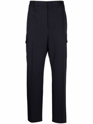 Multiple-Pocket Tailored Trousers