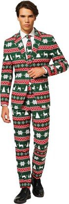 OppoSuit Men' Chritma Suit - Fetive - Size: US 46