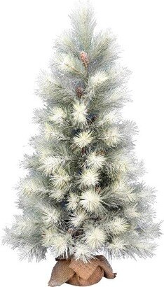 48 Norfolk Frosted Pine Artificial Christmas Tree, Unlit