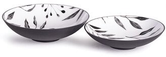 Napa Home & Garden Set Of 2 Leaf Serving Bowls-AA