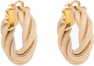 Twist Hoop Earrings-AA