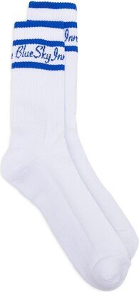 BLUE SKY INN Logo Print Socks