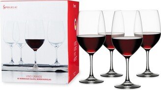 Vino Grande Bordeaux Wine Glasses, Set of 4, 21.9 Oz