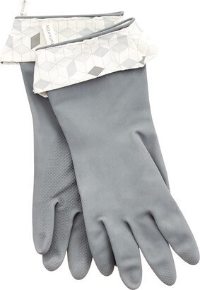 Full Circle S/M Splash Patrol Natural Latex Cleaning Gloves Gray